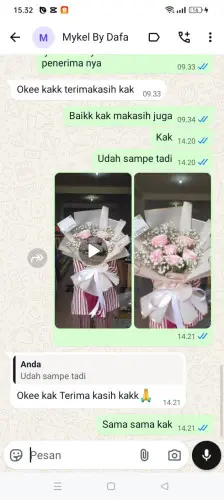 Testimonial Buket Bunga purworejo